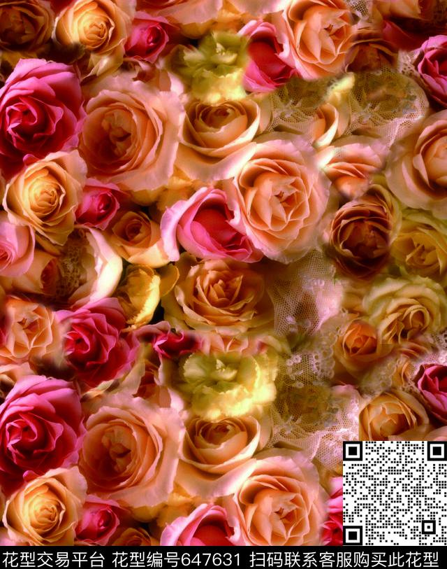 flowercolor数码印花华亿平台下载（图片编号: 647631） - 瓦栏（Walan）