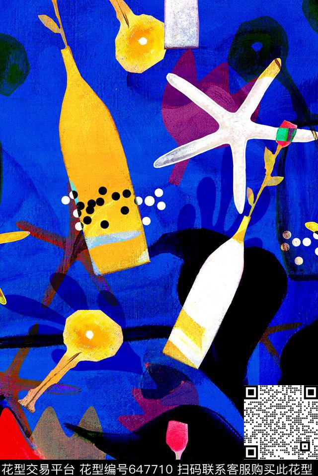 趣味传统印花华亿平台下载（图片编号: 647710） - 瓦栏（Walan）