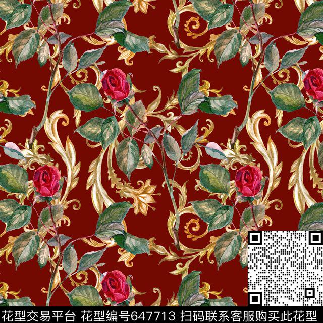 简单玫瑰金属数码印花华亿平台下载（图片编号: 647713） - 瓦栏（Walan）