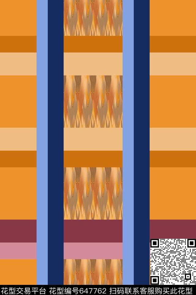 格子组合格子混搭格子图案传统印花华亿平台下载（图片编号: 647762） - 瓦栏（Walan）