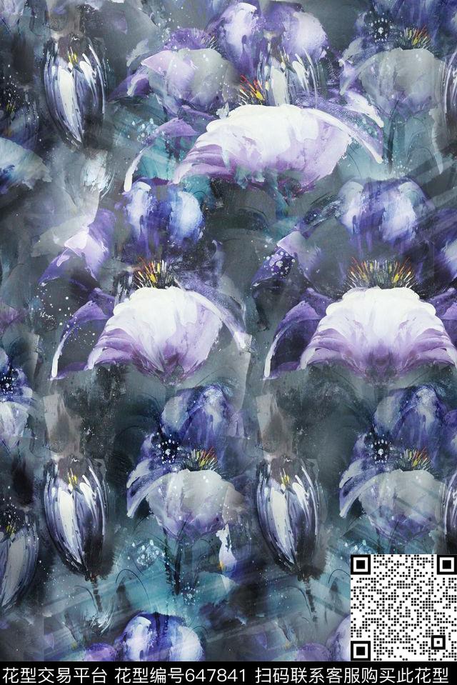 数码零点--女装玫瑰数码印花华亿平台下载（图片编号: 647841） - 瓦栏（Walan）