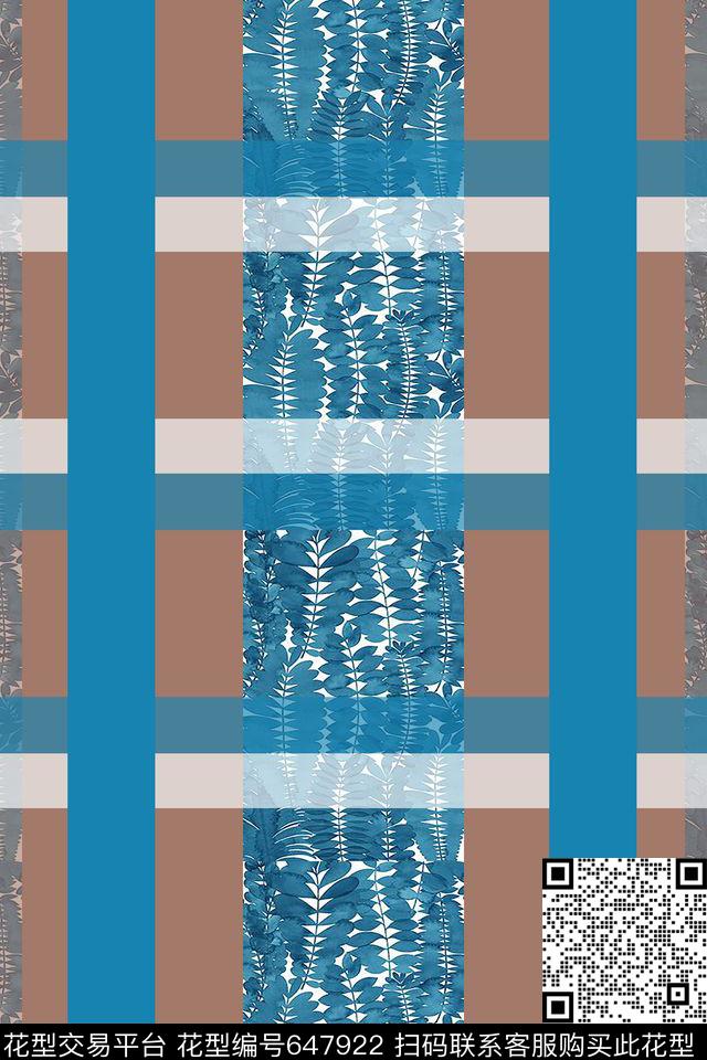 商务数码格子组合格子混搭传统印花华亿平台下载（图片编号: 647922） - 瓦栏（Walan）