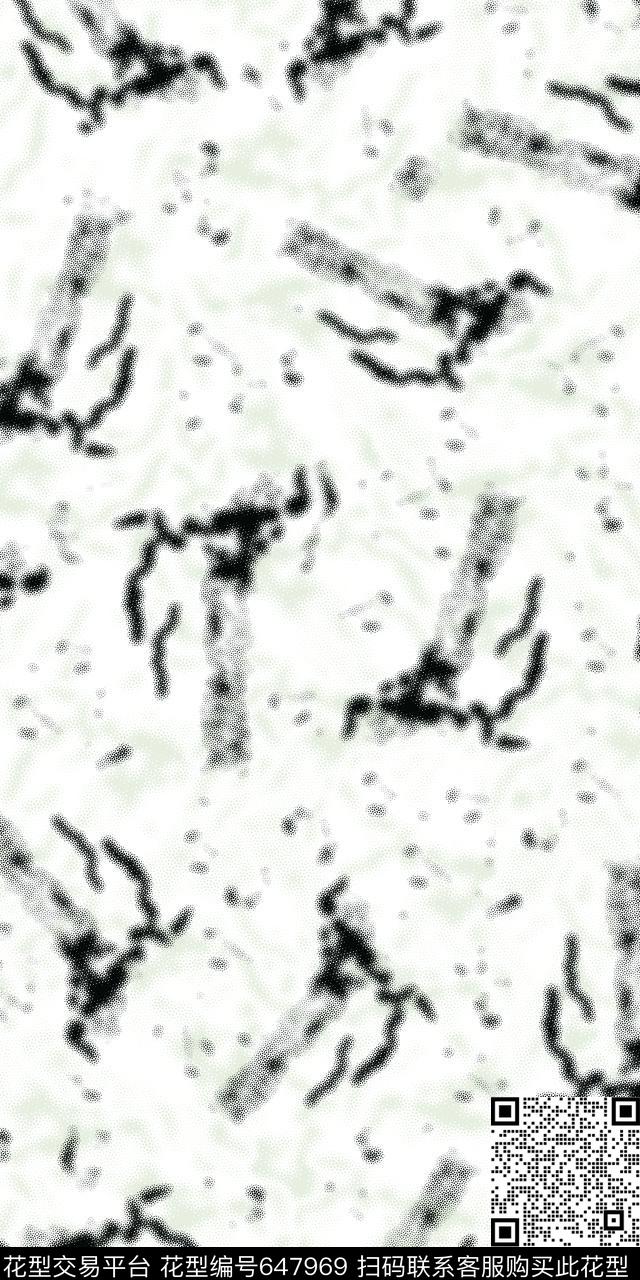 创意年轻女性小点传统印花华亿平台下载（图片编号: 647969） - 瓦栏（Walan）