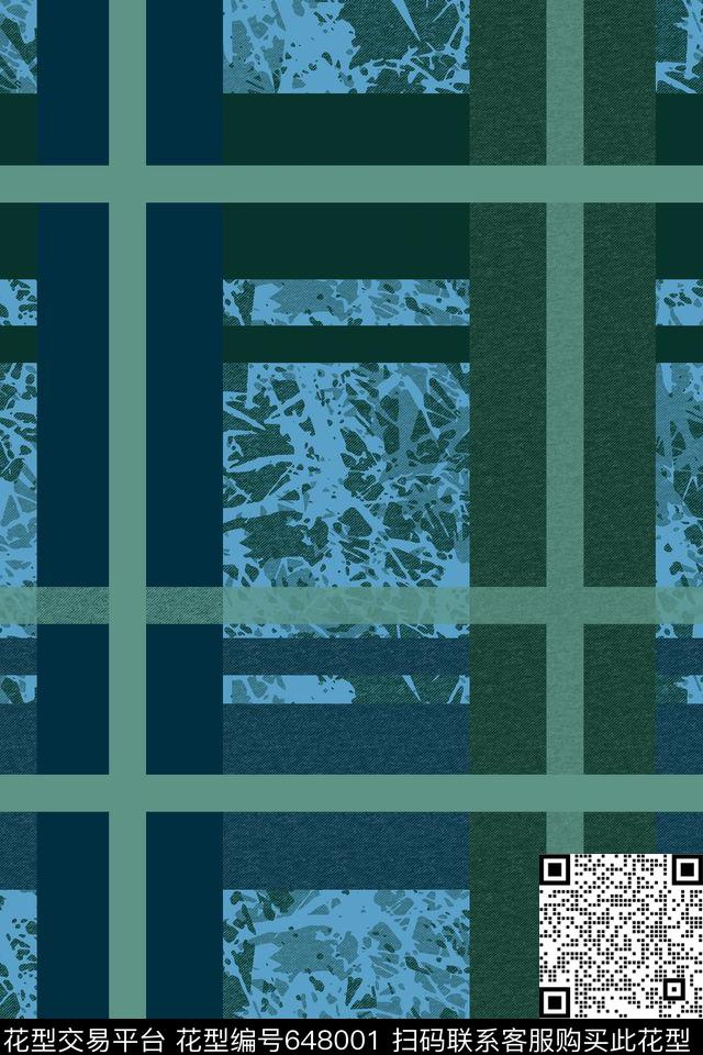 格子斜纹肌理数码印花华亿平台下载（图片编号: 648001） - 瓦栏（Walan）