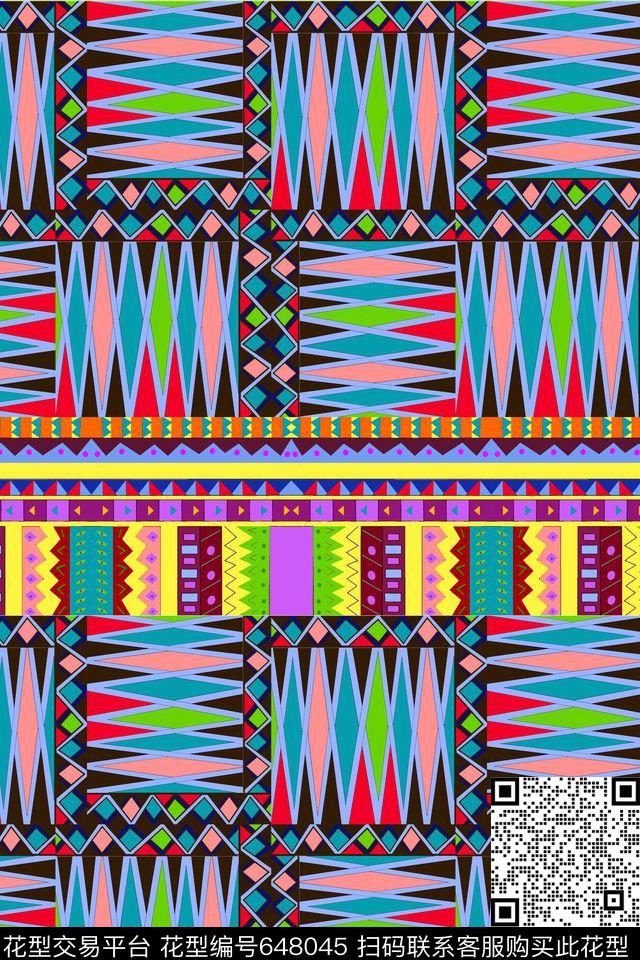 民族风部落女装传统印花华亿平台下载（图片编号: 648045） - 瓦栏（Walan）