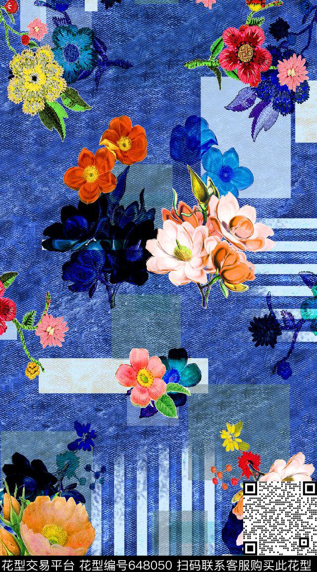 条纹大牌风南美传统印花华亿平台下载（图片编号: 648050） - 瓦栏（Walan）