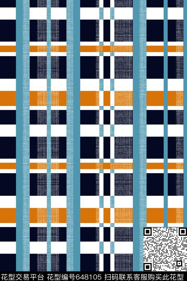 格子几何条纹传统印花华亿平台下载（图片编号: 648105） - 瓦栏（Walan）