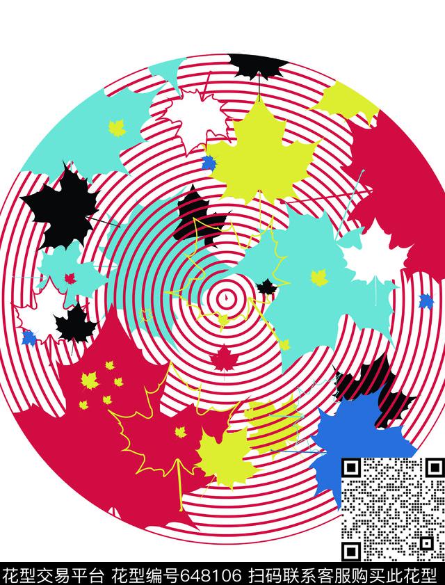 条纹竖条卡通数码印花华亿平台下载（图片编号: 648106） - 瓦栏（Walan）