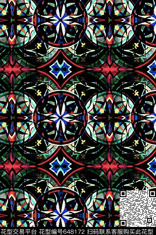 数码零点--女装圆形数码印花华亿平台下载（图片编号: 648172） - 瓦栏（Walan）