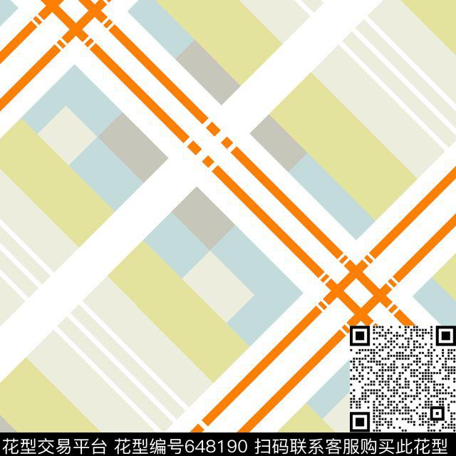 苏格兰格格子方格传统印花华亿平台下载（图片编号: 648190） - 瓦栏（Walan）