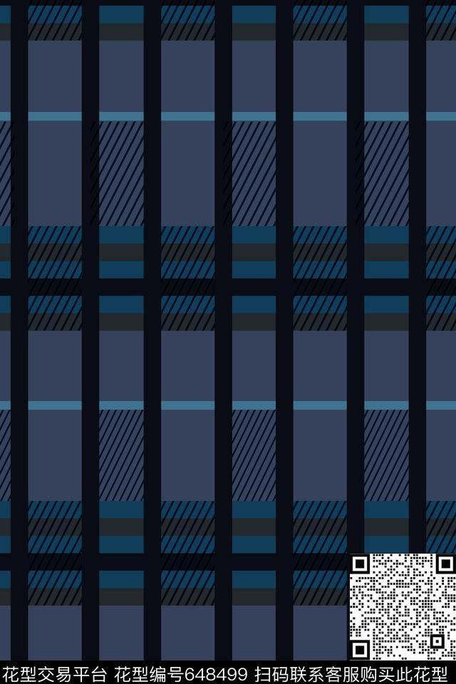 格子传统印花华亿平台下载（图片编号: 648499） - 瓦栏（Walan）