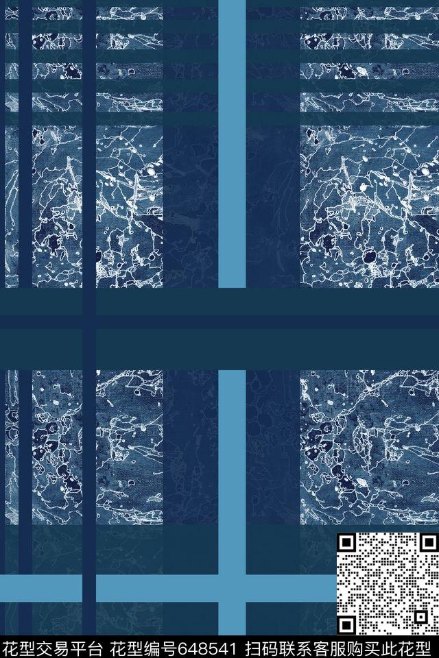 格子肌理男装传统印花华亿平台下载（图片编号: 648541） - 瓦栏（Walan）