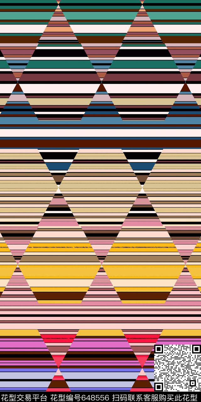 条纹不规则几何民族风传统印花华亿平台下载（图片编号: 648556） - 瓦栏（Walan）