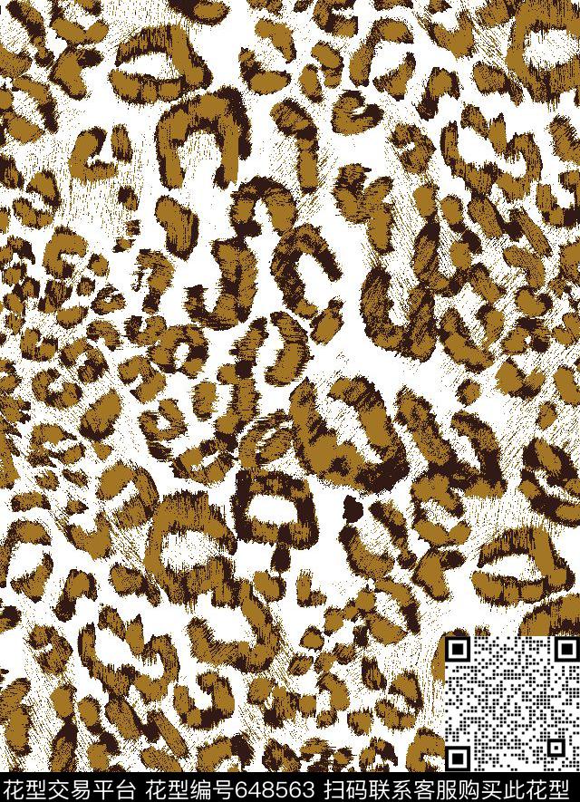 动物纹豹纹传统印花华亿平台下载（图片编号: 648563） - 瓦栏（Walan）