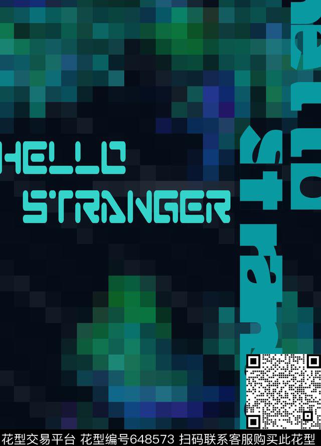 时尚个性字母数码印花华亿平台下载（图片编号: 648573） - 瓦栏（Walan）