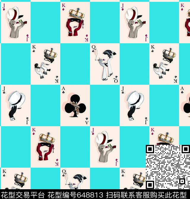 扑克帽子皇冠数码印花华亿平台下载（图片编号: 648813） - 瓦栏（Walan）