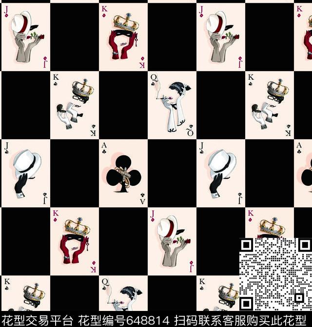 扑克帽子皇冠数码印花华亿平台下载（图片编号: 648814） - 瓦栏（Walan）