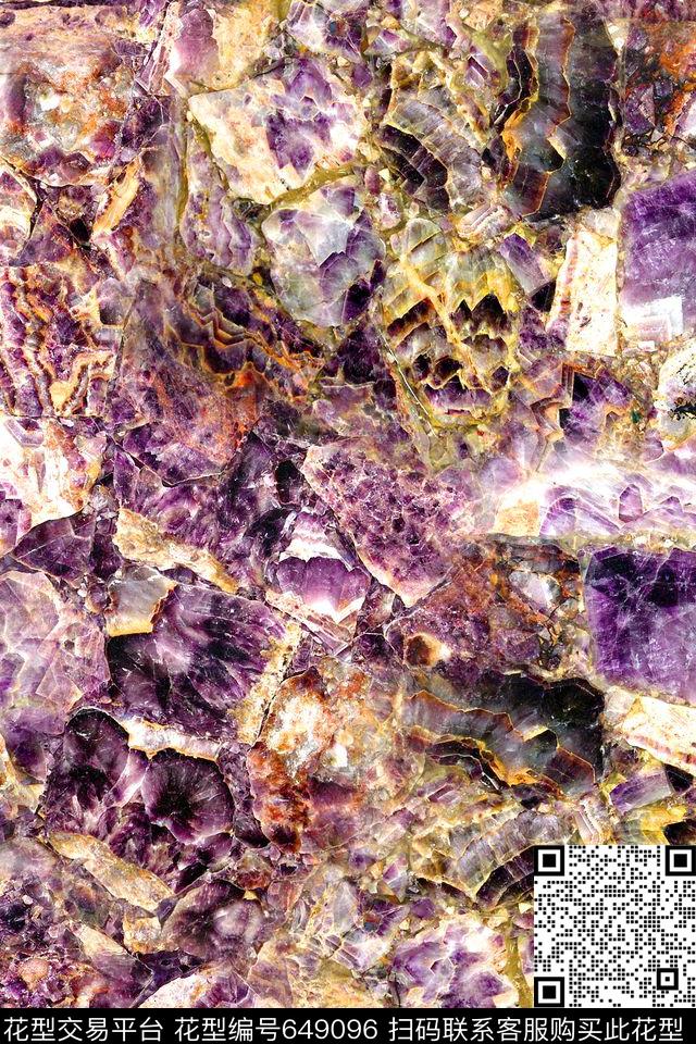 男装石纹宝石数码印花华亿平台下载（图片编号: 649096） - 瓦栏（Walan）