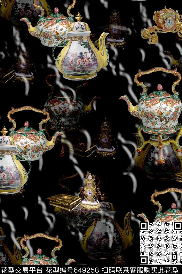 女装陶瓷彩绘瓷器数码印花华亿平台下载（图片编号: 649258） - 瓦栏（Walan）