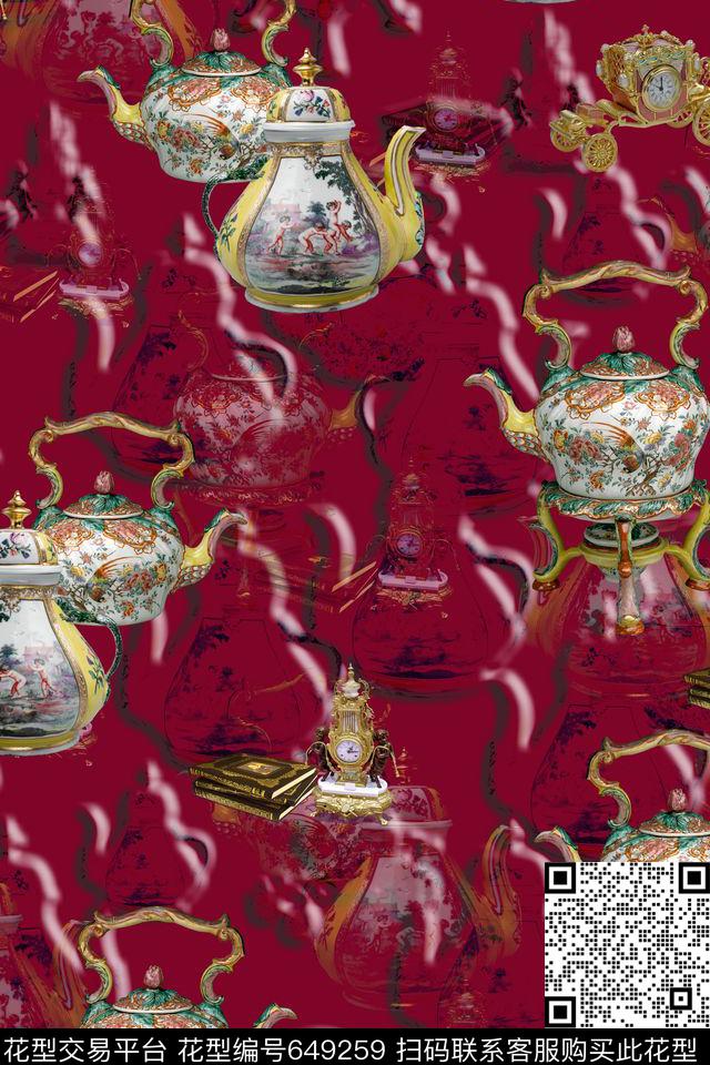 女装陶瓷彩绘瓷器数码印花华亿平台下载（图片编号: 649259） - 瓦栏（Walan）