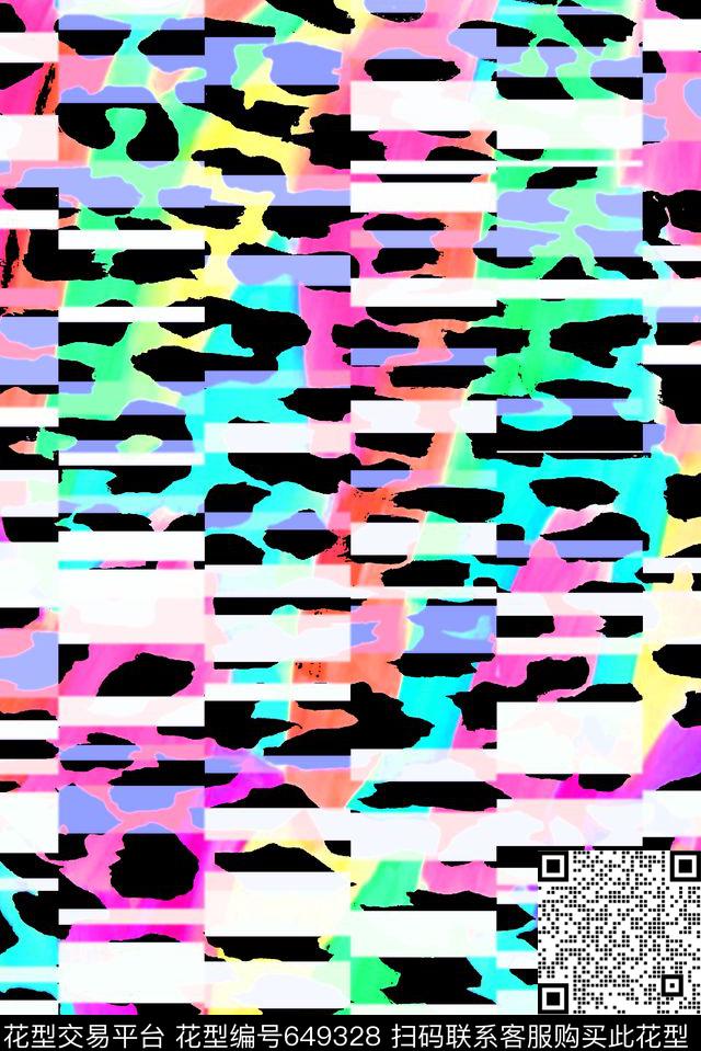 男装女装几何数码印花华亿平台下载（图片编号: 649328） - 瓦栏（Walan）
