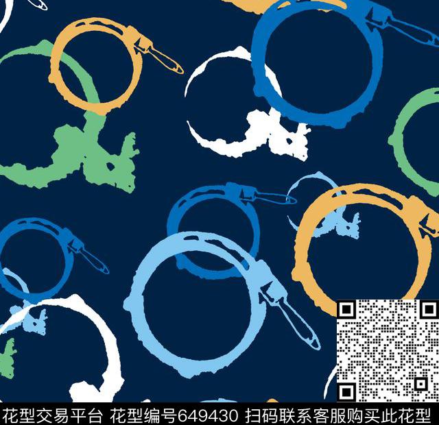 花卉传统印花华亿平台下载（图片编号: 649430） - 瓦栏（Walan）