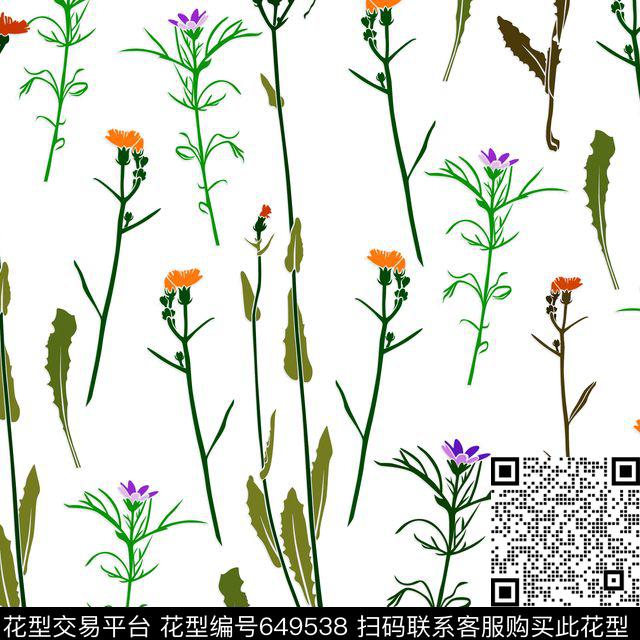 花朵乱花小碎花数码印花华亿平台下载（图片编号: 649538） - 瓦栏（Walan）
