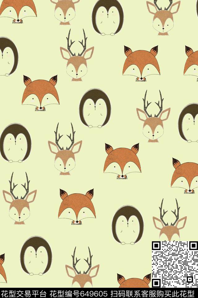 动漫婴童卡通传统印花华亿平台下载（图片编号: 649605） - 瓦栏（Walan）