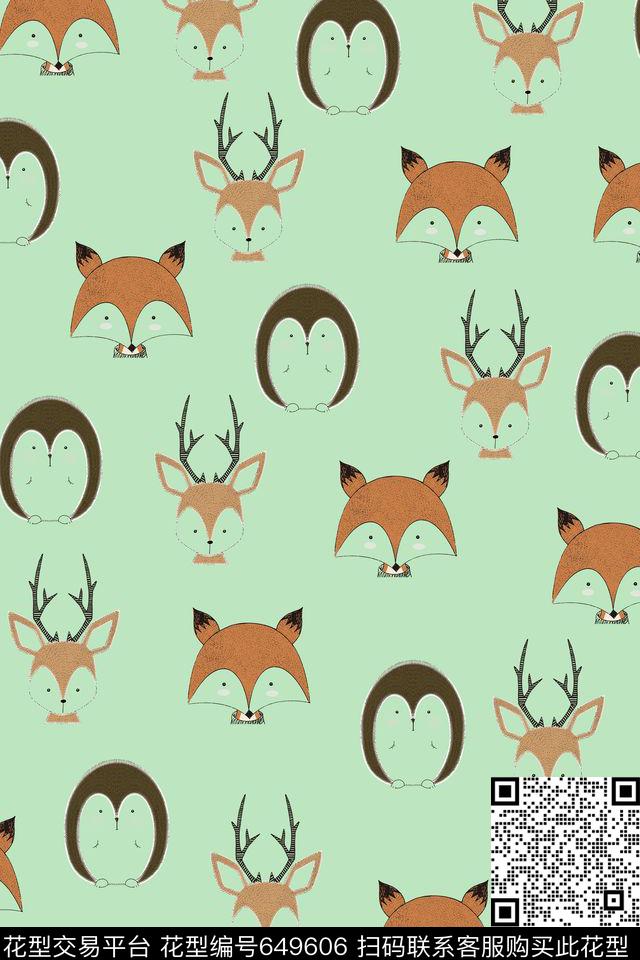 动漫婴童卡通传统印花华亿平台下载（图片编号: 649606） - 瓦栏（Walan）