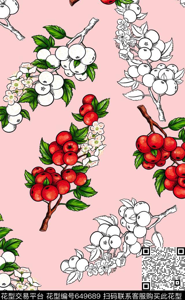 手绘高清花卉高清花卉小花数码印花华亿平台下载（图片编号: 649689） - 瓦栏（Walan）