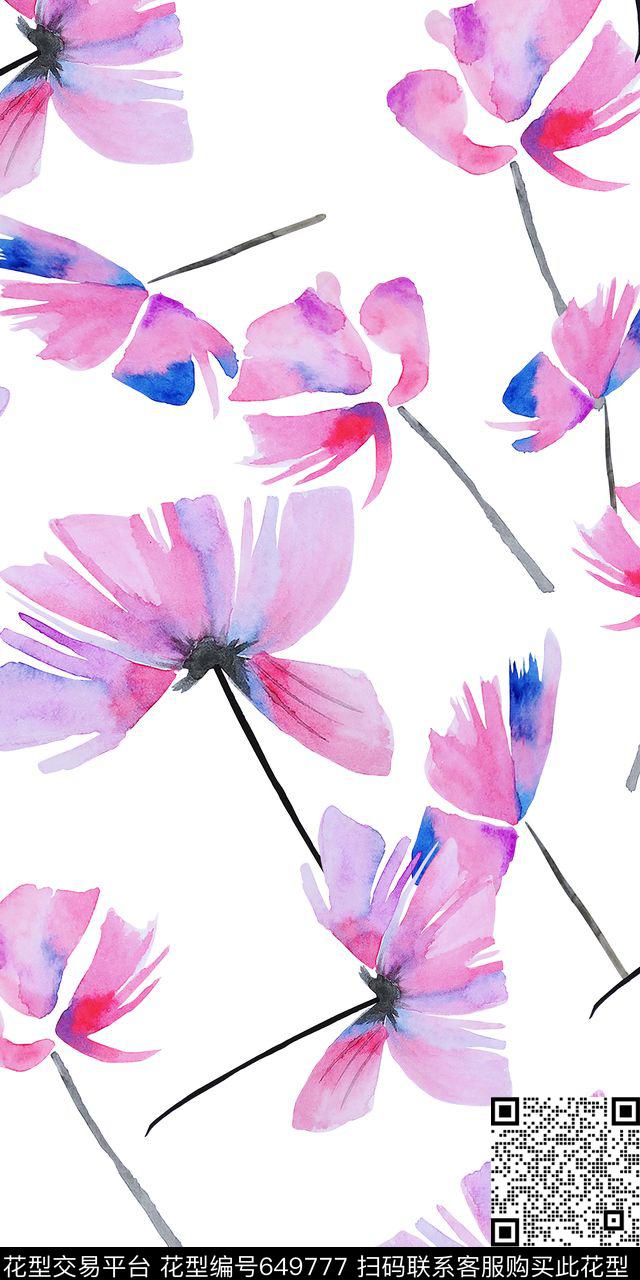 大气清爽数码数码印花华亿平台下载（图片编号: 649777） - 瓦栏（Walan）