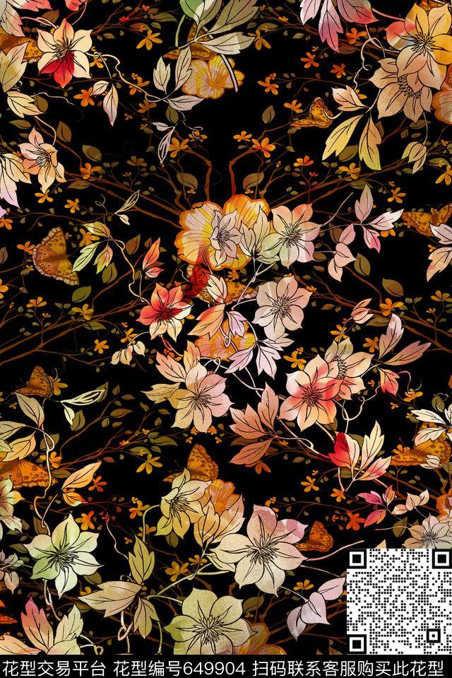 零点--泳装零点--丝巾零点--女装数码印花华亿平台下载（图片编号: 649904） - 瓦栏（Walan）