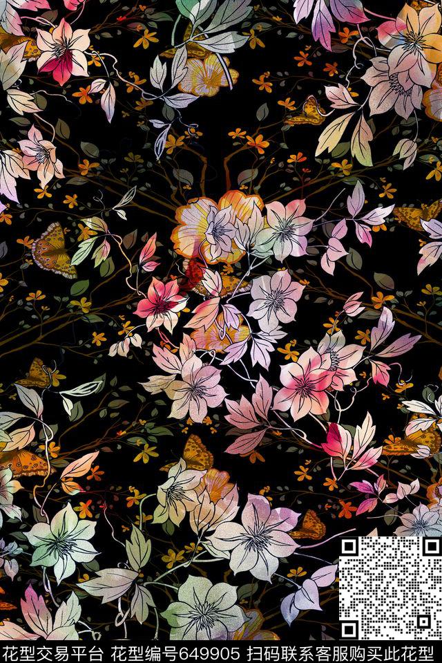 零点--泳装零点--丝巾零点--女装数码印花华亿平台下载（图片编号: 649905） - 瓦栏（Walan）