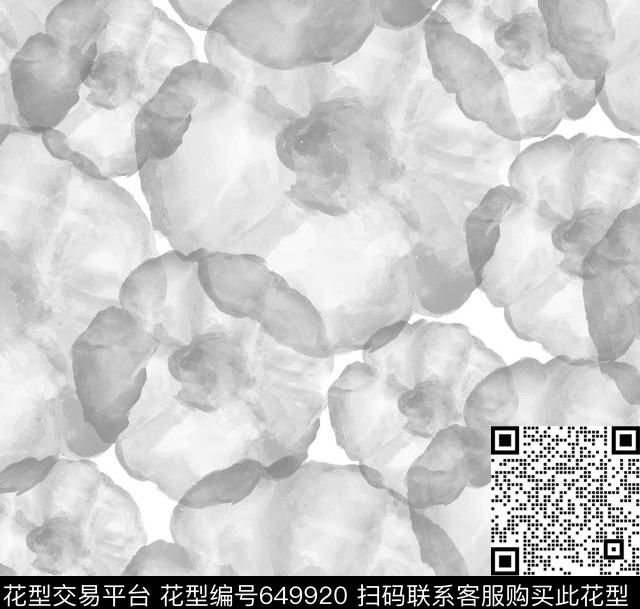 花朵大花花卉传统印花华亿平台下载（图片编号: 649920） - 瓦栏（Walan）