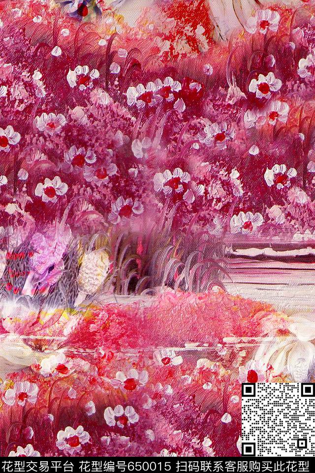 其他小碎花花卉数码印花华亿平台下载（图片编号: 650015） - 瓦栏（Walan）