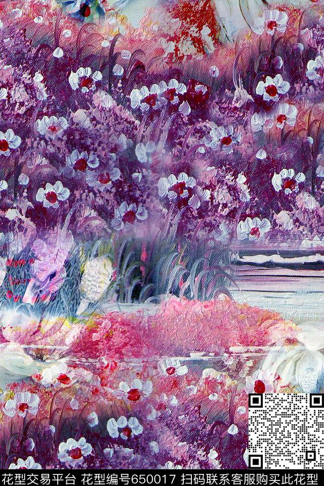 其他小碎花花卉数码印花华亿平台下载（图片编号: 650017） - 瓦栏（Walan）