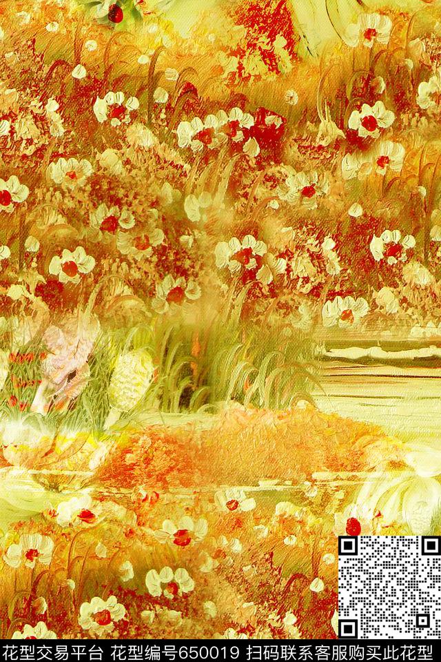其他小碎花花卉数码印花华亿平台下载（图片编号: 650019） - 瓦栏（Walan）