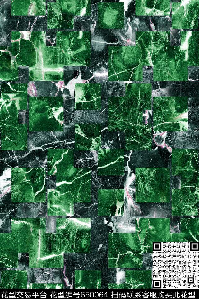 蓝色大理石深色大理石黑色大理石数码印花华亿平台下载（图片编号: 650064） - 瓦栏（Walan）