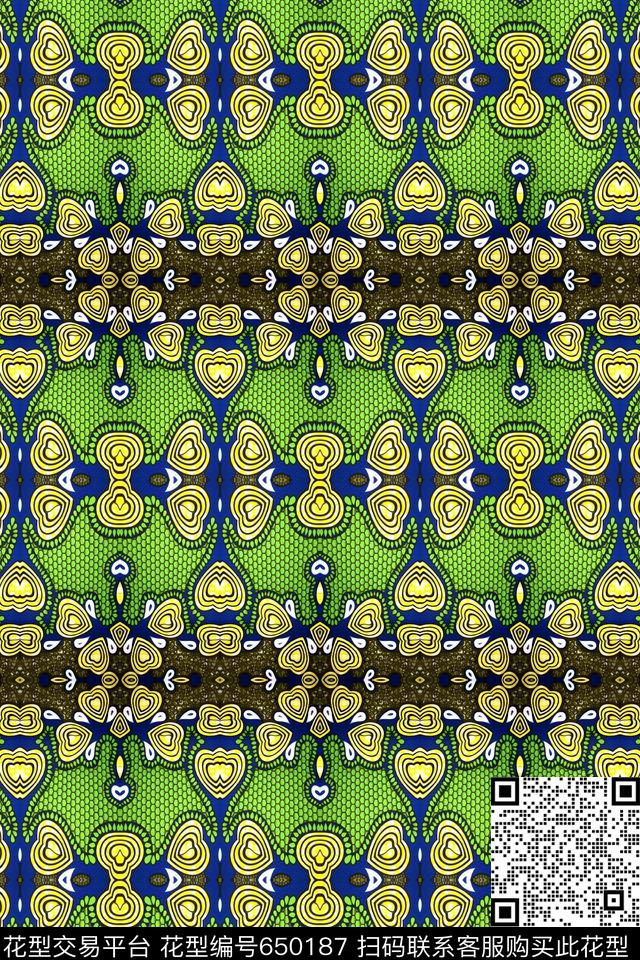 民族风女装数码印花华亿平台下载（图片编号: 650187） - 瓦栏（Walan）