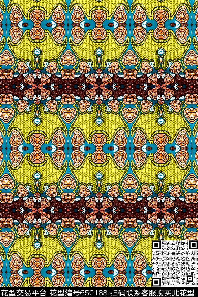 民族风女装数码印花华亿平台下载（图片编号: 650188） - 瓦栏（Walan）