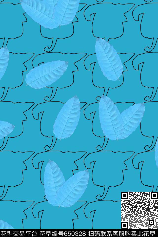 花卉男女衬衣T恤传统印花华亿平台下载（图片编号: 650328） - 瓦栏（Walan）