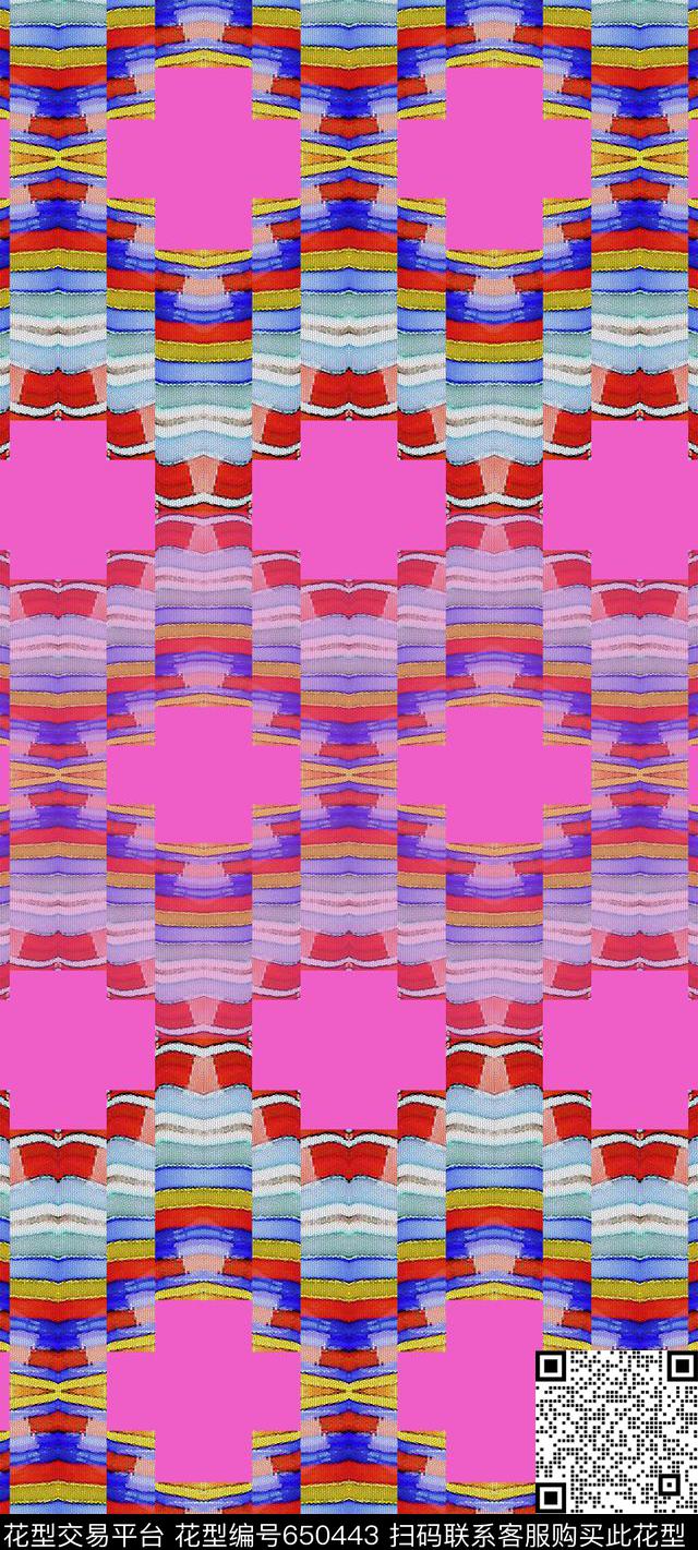 格子组合格子图案抽象方格数码印花华亿平台下载（图片编号: 650443） - 瓦栏（Walan）