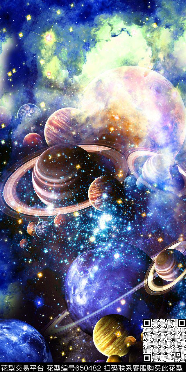 星球星光原创数码印花华亿平台下载（图片编号: 650482） - 瓦栏（Walan）
