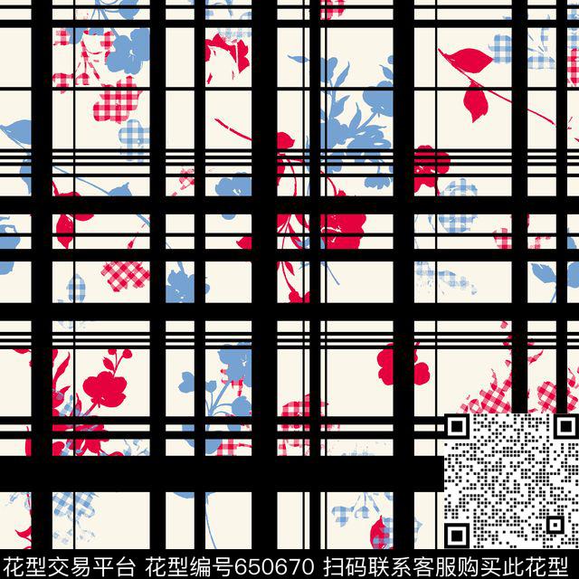 花朵花卉大花传统印花华亿平台下载（图片编号: 650670） - 瓦栏（Walan）
