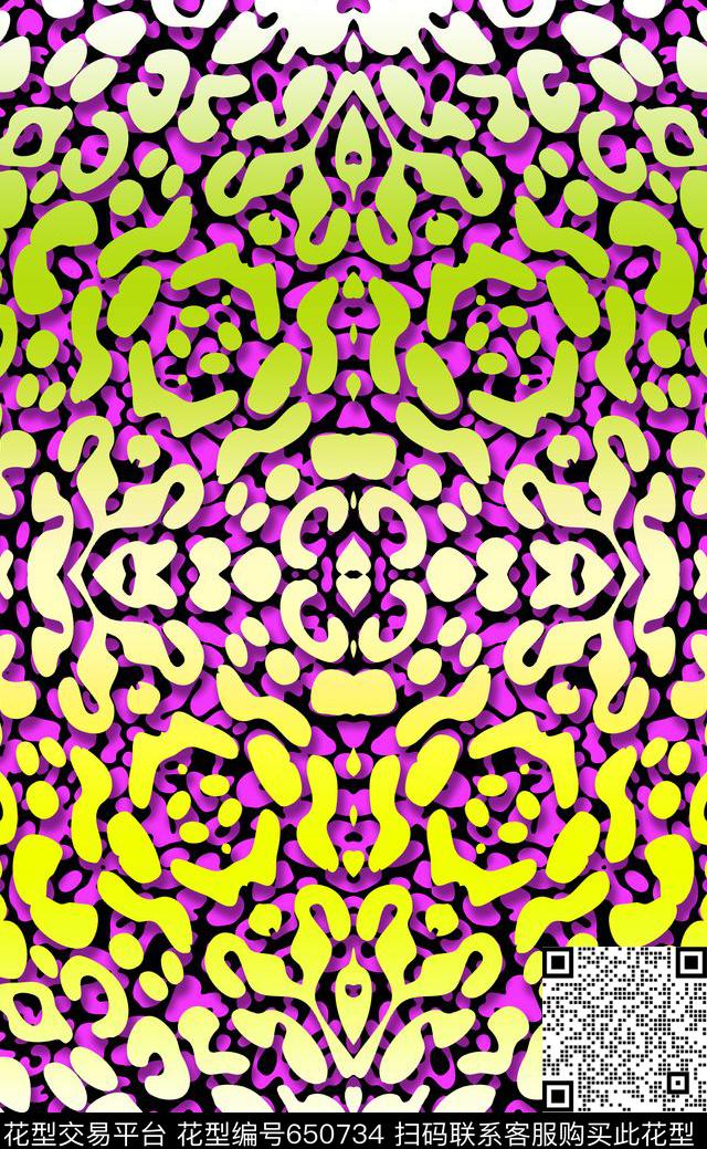 几何动物纹男装传统印花华亿平台下载（图片编号: 650734） - 瓦栏（Walan）