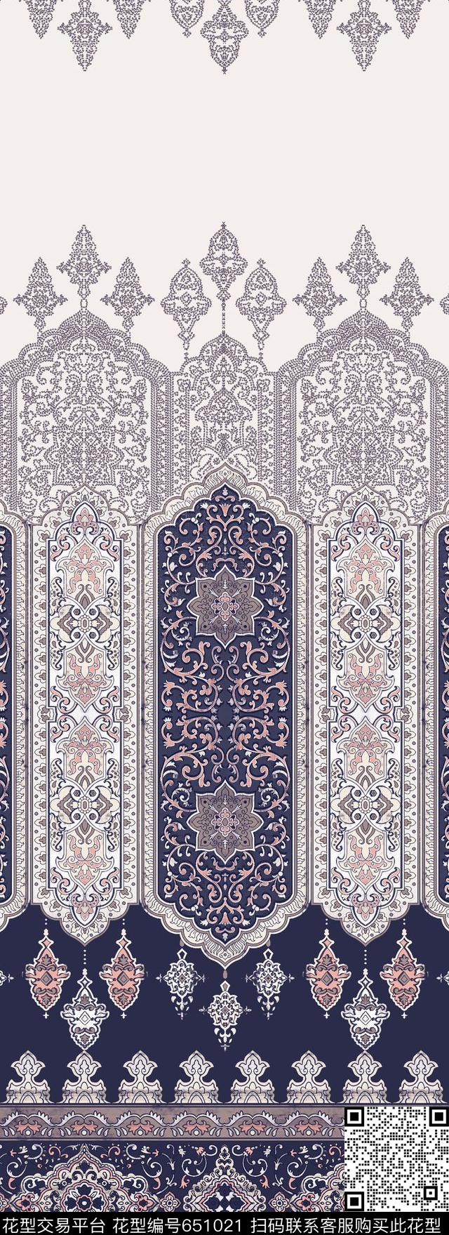 纹样民族风传统印花华亿平台下载（图片编号: 651021） - 瓦栏（Walan）