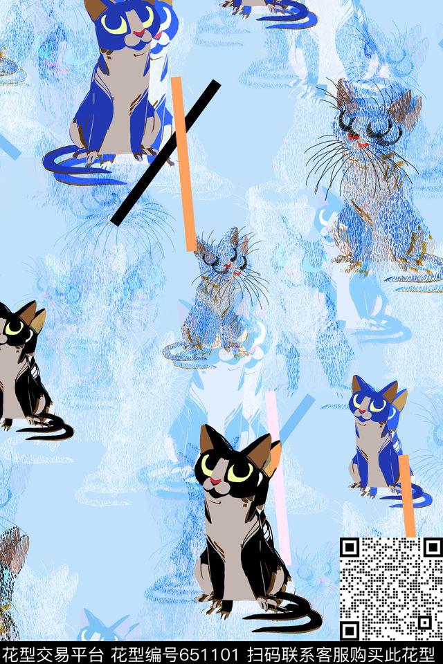 L.D~可爱L.D~动物L.D~卡通传统印花华亿平台下载（图片编号: 651101） - 瓦栏（Walan）