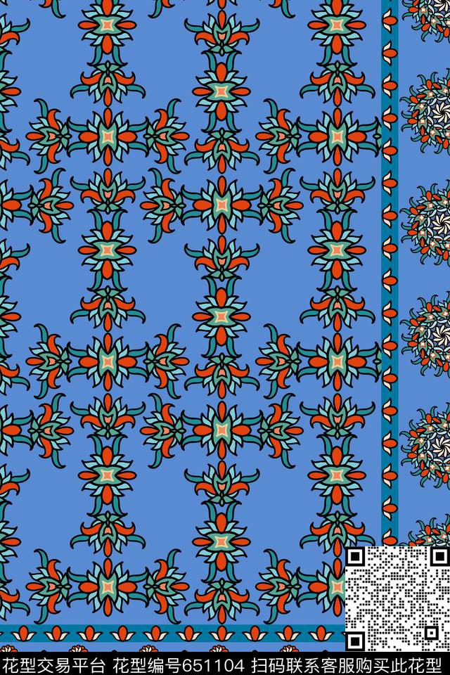 L.D~民族L.D~手绘南美传统印花华亿平台下载（图片编号: 651104） - 瓦栏（Walan）