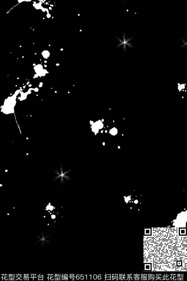 现代黑白数码印花华亿平台下载（图片编号: 651106） - 瓦栏（Walan）