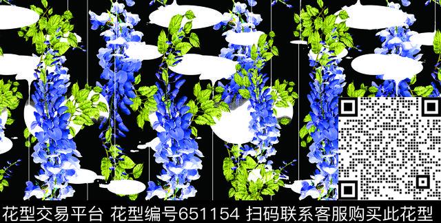 复古玫瑰小碎花大花数码印花华亿平台下载（图片编号: 651154） - 瓦栏（Walan）